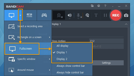 Record multiple screens